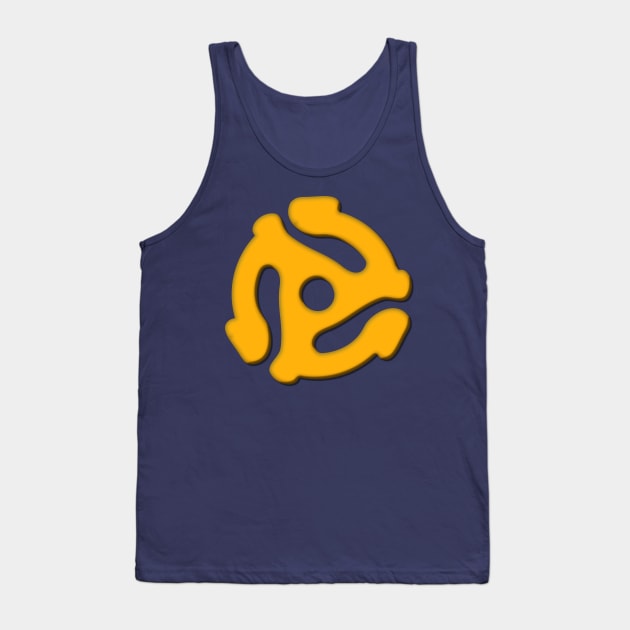 45 RPM Record Adapter Tank Top by Doc Multiverse Designs